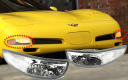 Corvette Crystal Clear Lens Parking Light Set C5 97-04